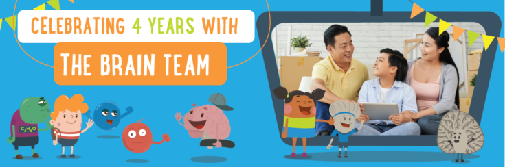 Celebrating 4 years with the brain team