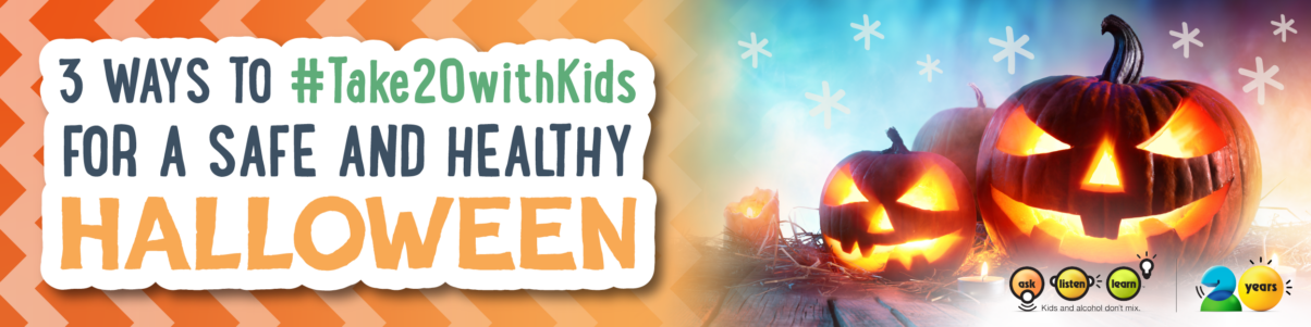 3 Ways to #Take20withKids for a Safe and Healthy Halloween 