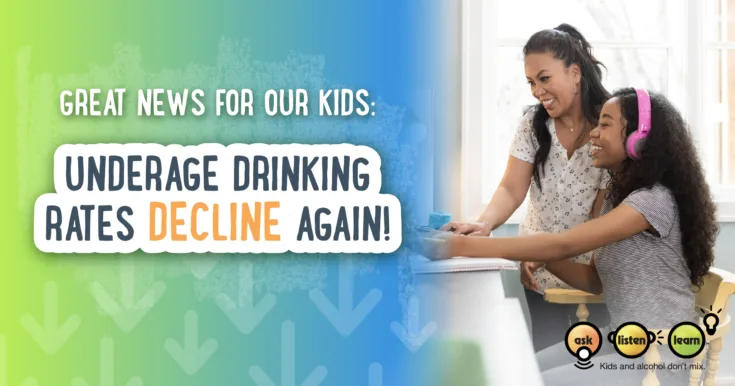 Great news for our kids: Underage drinking rates decline again!