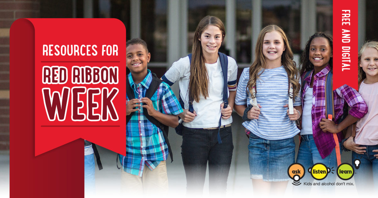 Red Ribbon Week It Takes a Village Ask, Listen, Learn